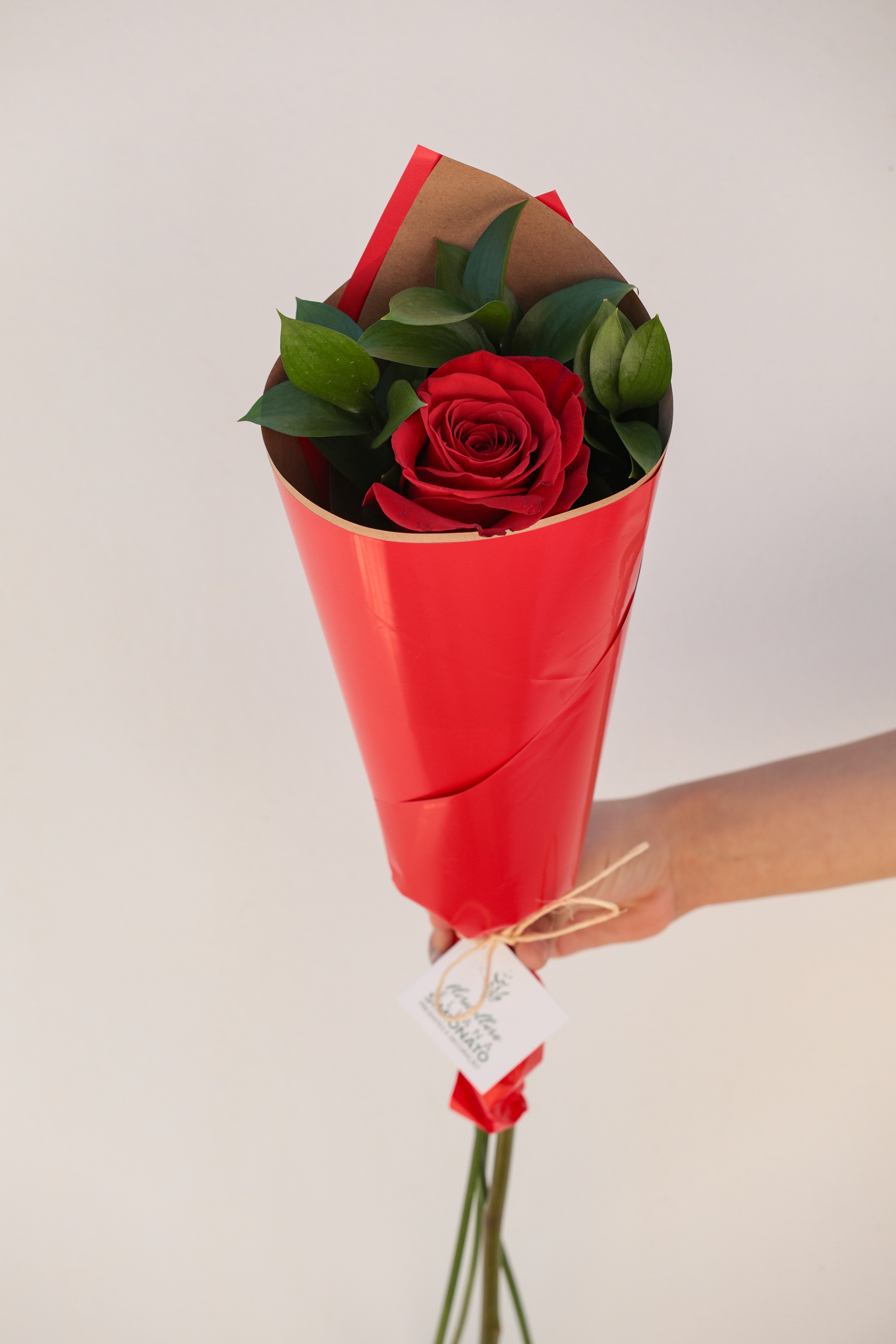 Buqu� unit�rio de rosa colombiana